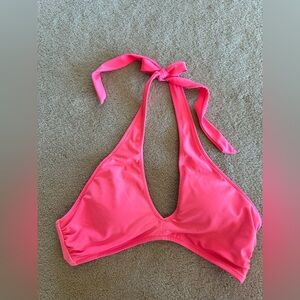 Hot pink Halter Bikini Top